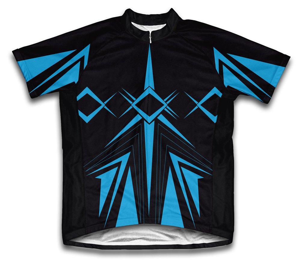 ScudoPro Blue Jet Short Sleeve Cycling Jersey for Youth - Size S