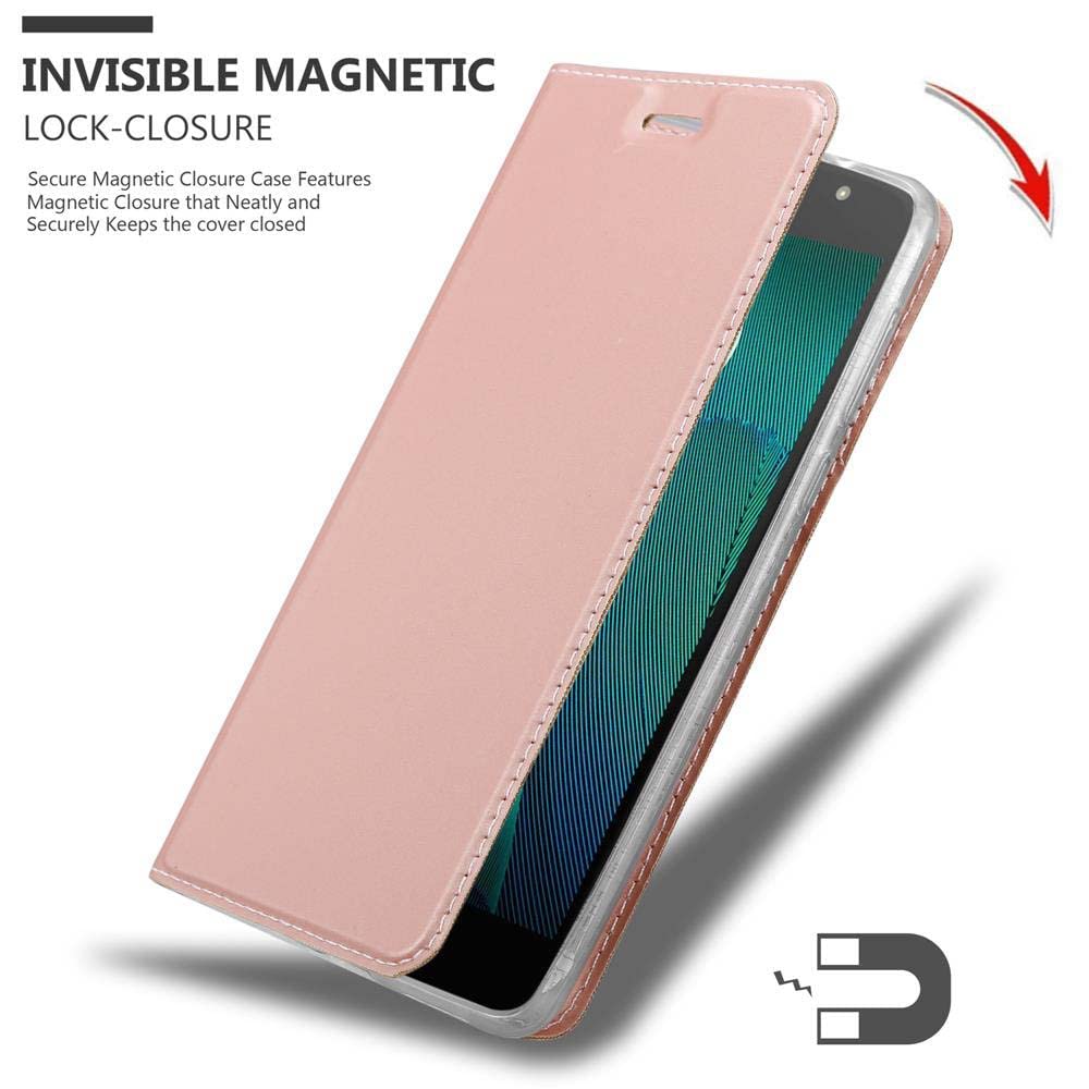 Custodia Per Motorola Moto G5S,Flip Pelle Magnetica Cover A Libro - Foto 12