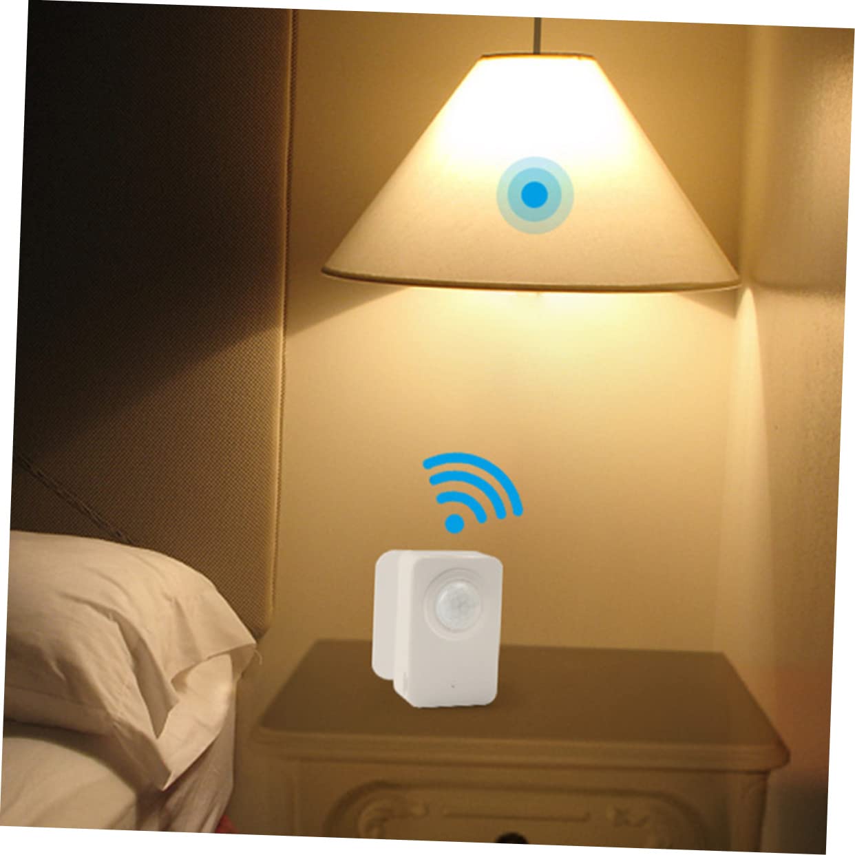 WLAN Pir Bewegungsmelder mit Bewegungserkennung für Zuhause und Küche Weiß