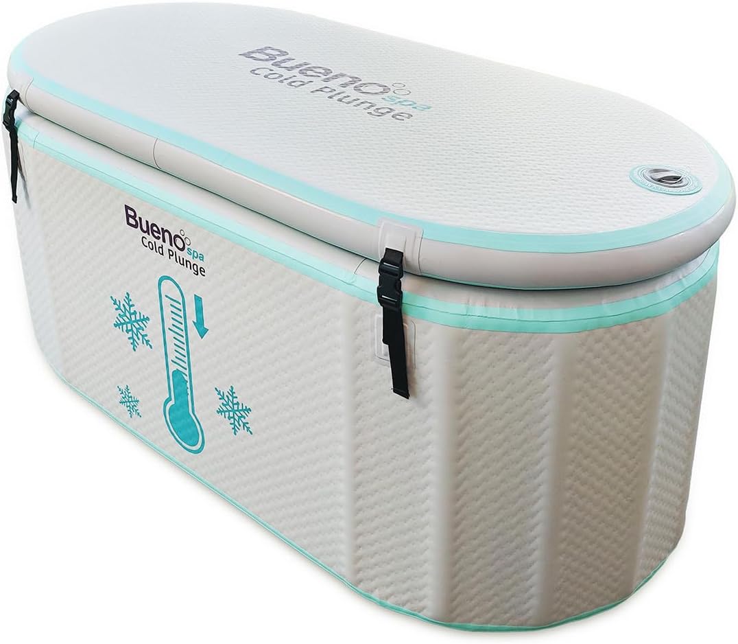Bueno Spa Alaska Inflatable Cold Plunge with Chiller/Heater and Cover