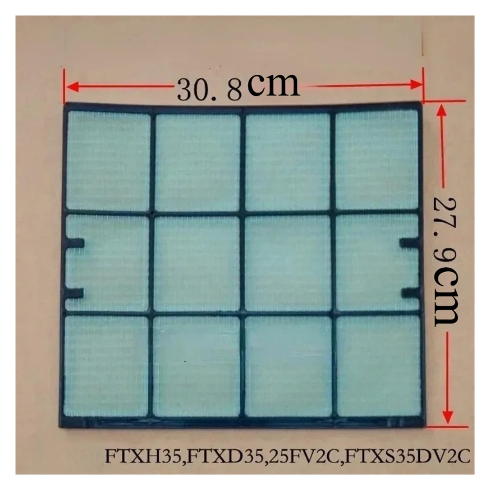 Filtro Di Ricambio Da 2 Pezzi, Compatibile Con Daikin, Condizionatore D'aria | Filtro Di Ricambio Da 2 Pezzi, Compatibile Con Daikin, Condizionatore D'aria FTXH35 FTXD35 25FV2C FTXS35DV2C(2Pcs filter)