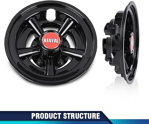 Miniatura 7 de PIT66 Fundas para ruedas de carrito de golf de 8 pulgadas compatibles con carritos de golf Ezgo, Yamaha y Club Car (no es compatible con carritos