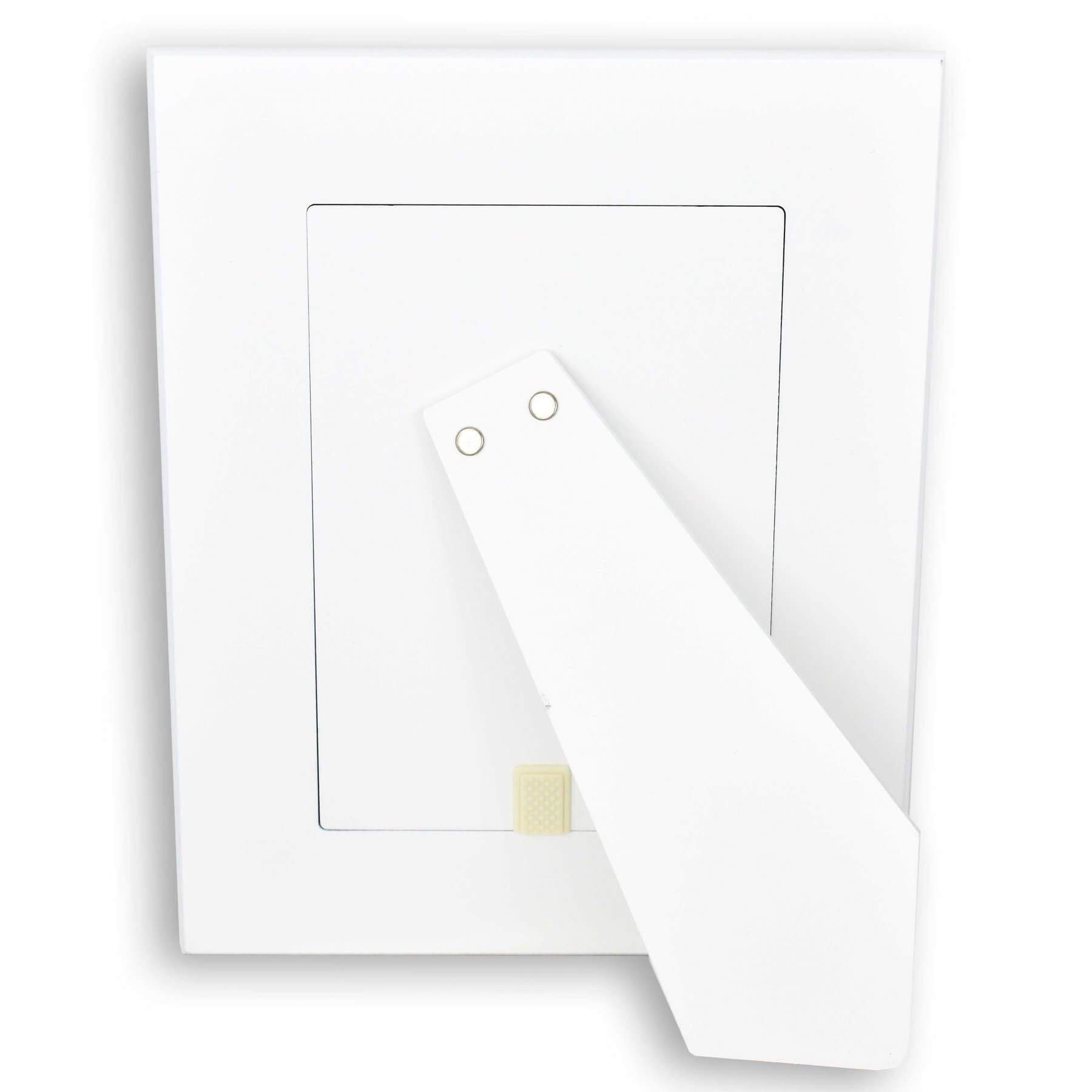 Albalù Cornice Portafoto 25 Anni Matrimonio Nozze d'Argento Legno Laccato Margherite Grande 18x24 - Idea Regalo Anniversario Matrimonio Made in Italy
