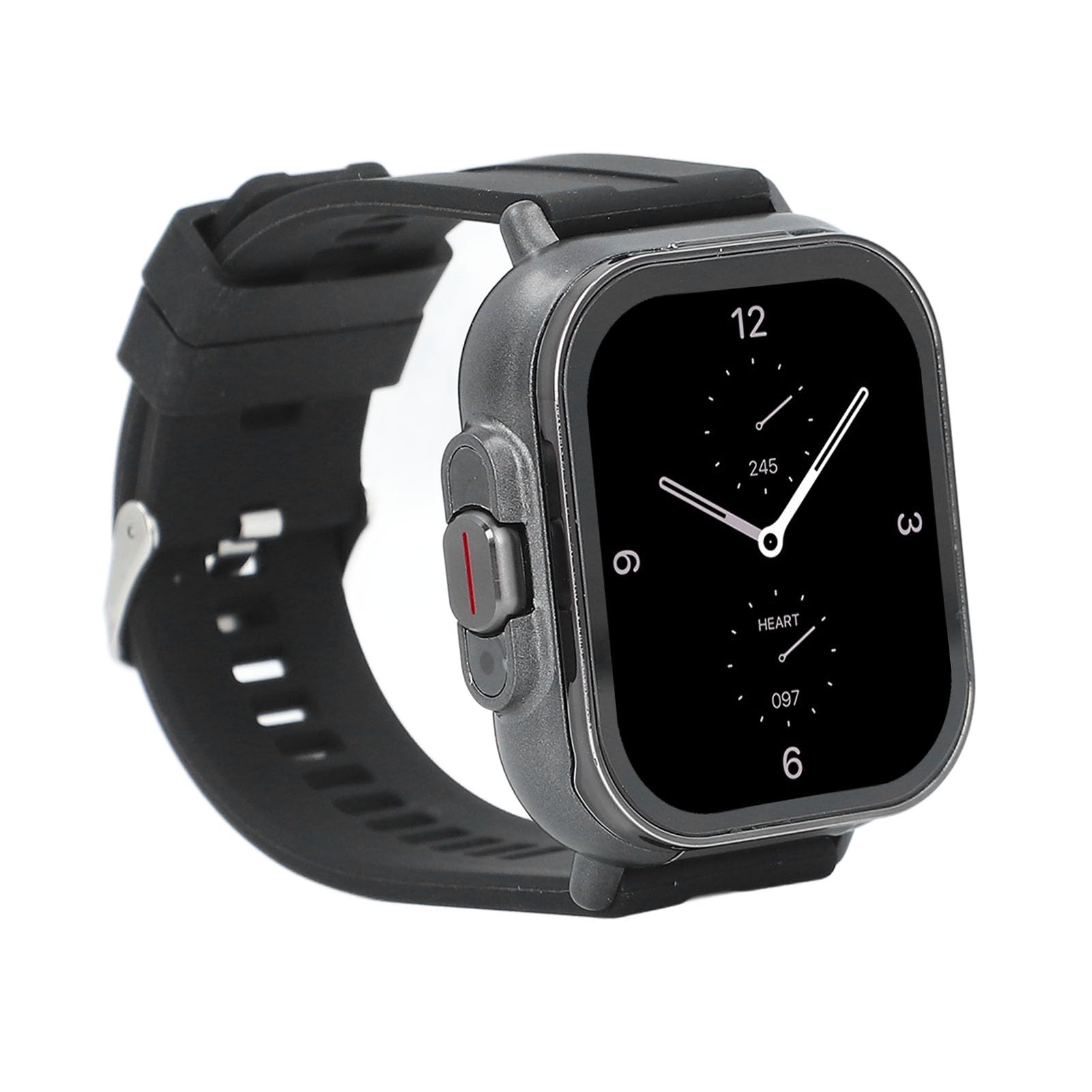 Inteligentny Zegarek ze Słuchawkami, Zegarek Fitness, Zegarek Bluetooth 2 w 1 z NFC, Tryb Sportowy, Prognoza Pogody, Budzik, Kompatybilny z Systemem Android (Czarna skorupa