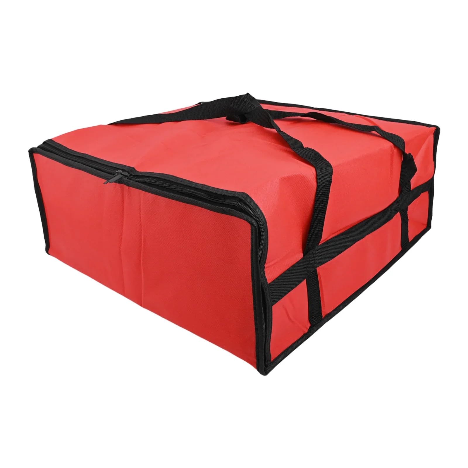 bolsa isotérmica, Bolsa térmica for pizza, bolsa de comida, supermercado, for negra y roja, impermeable(Red,50x50x20.5CM)