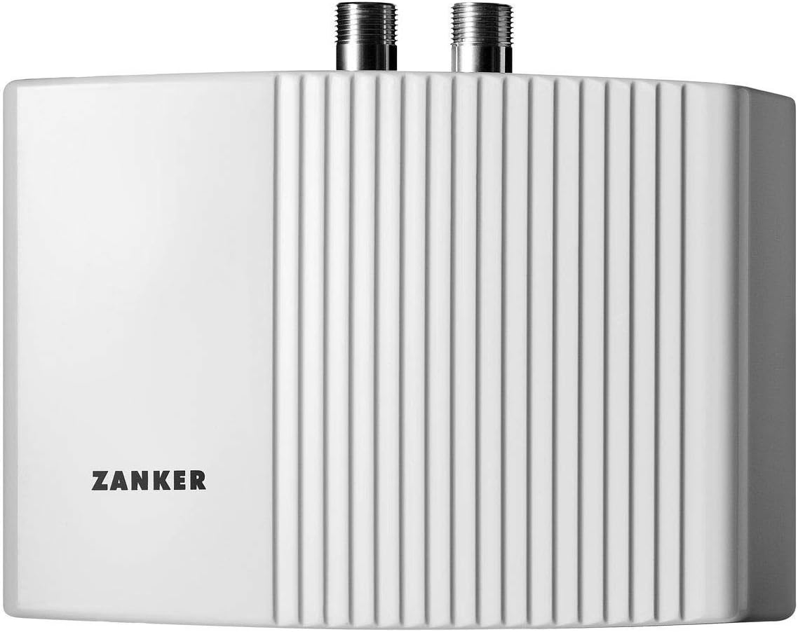 ZANKER 222124 Small Tankless Water Heater MDG, 44, 4.4 KW 230 V White