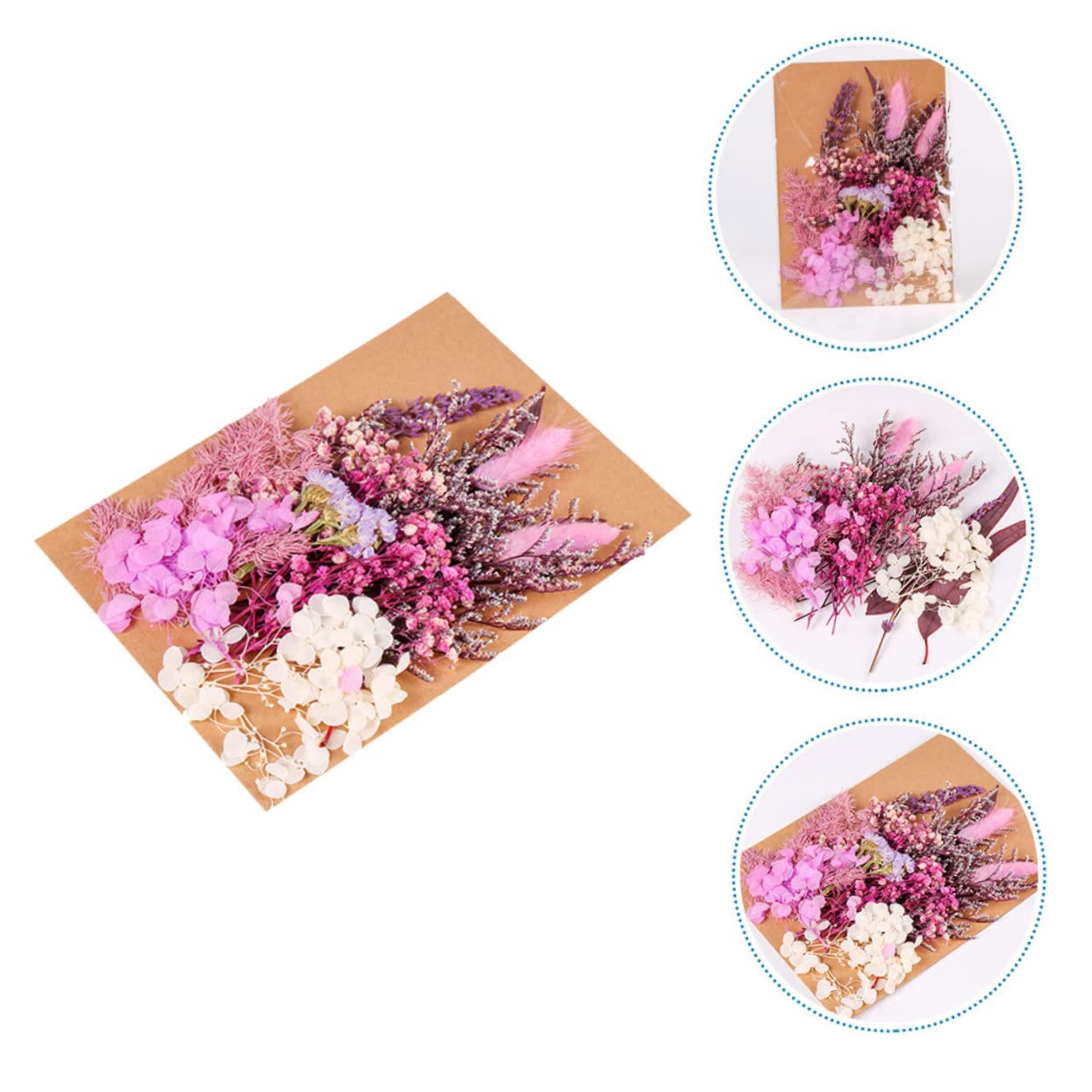 STOBAZA 2pièces De Fleurs Séchées Matériaux pour Bougies Aromatiques Fleurs Décoratives pour Artisanat Et Décoration Intérieure