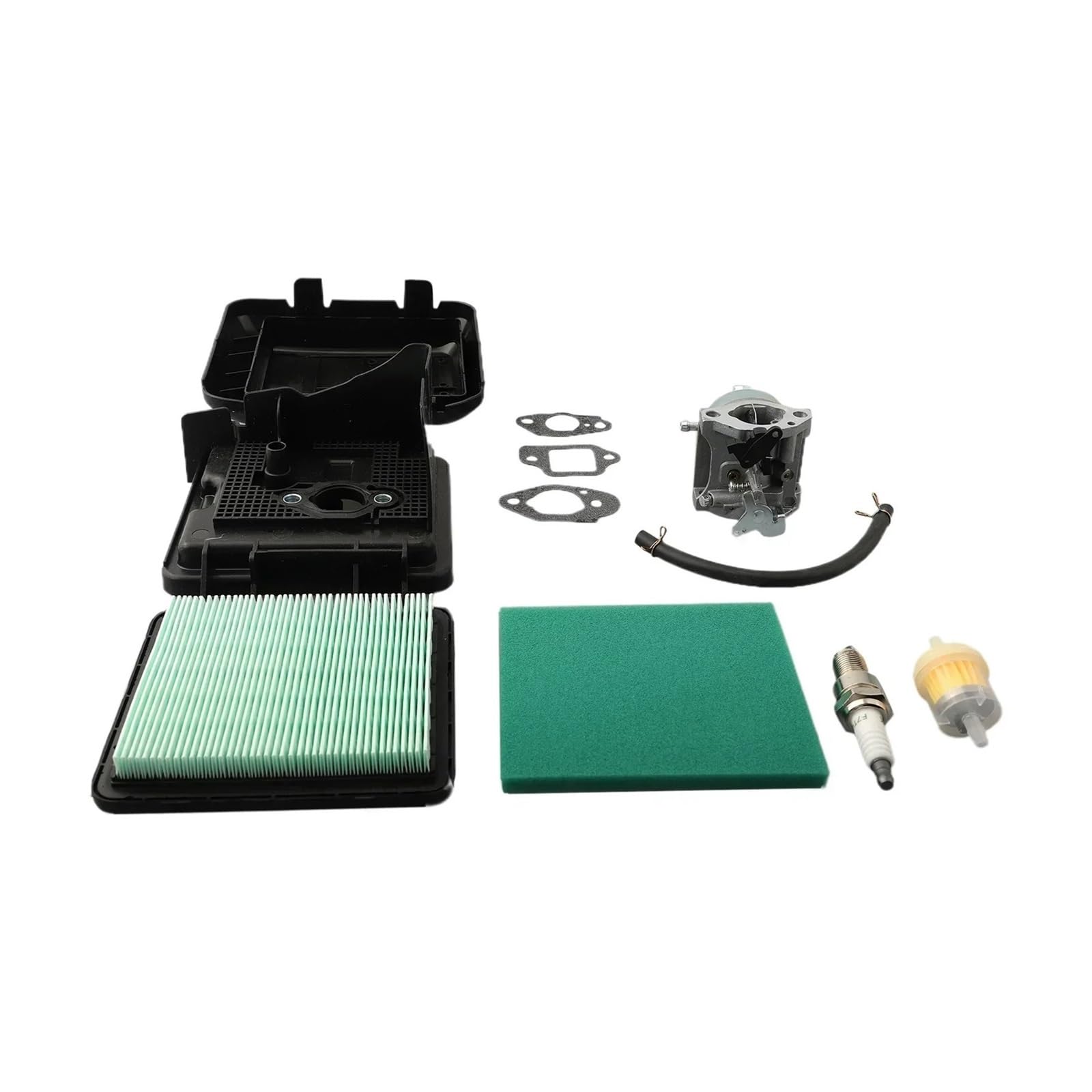 Juntas de Aire y Combustible, bujías, tubería de Aceite, Kit de carburador, Cubierta, Apto for Motores GCV135, Repuesto de Repuesto