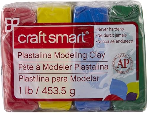 Miniatura 2 de Craft Smart - Arcilla para modelar Plastalina Primary Colors - Arcilla para esculpir, modelar, arcilla, proyectos escolares, artes y manualidades,
