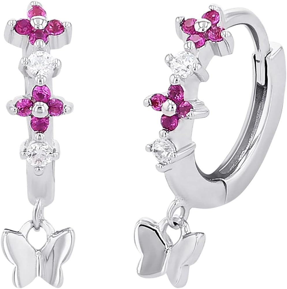 Halskette mit Anhänger 925 er Sterling Silber Kette für Kinder Mädchen Fee Elfe