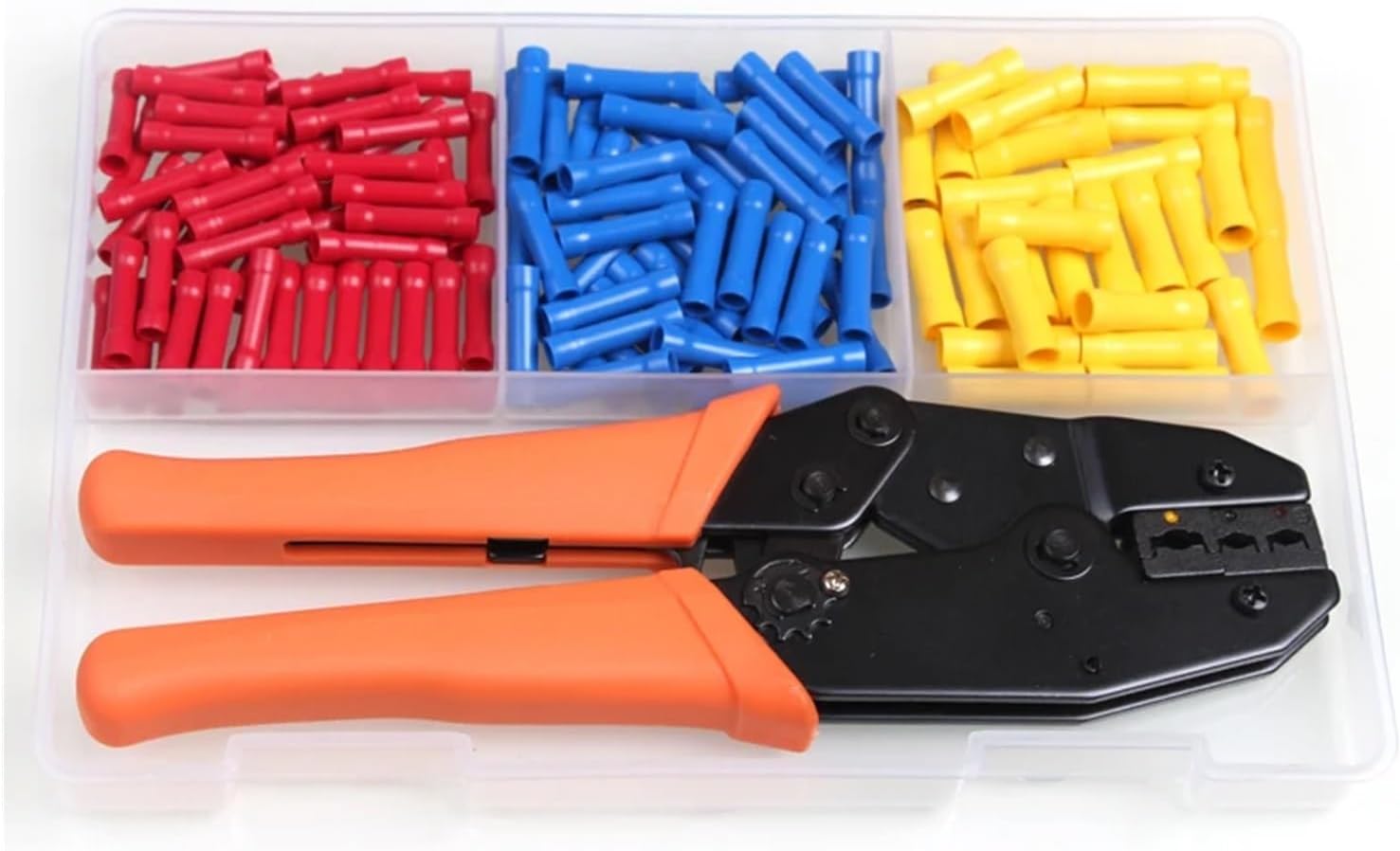 Insulated U-type Fork Set Terminals Crimp Cable Wire Connectors Female And Male Kit Full Butt Assorted Pliers Accessories VUQLDHAYZ