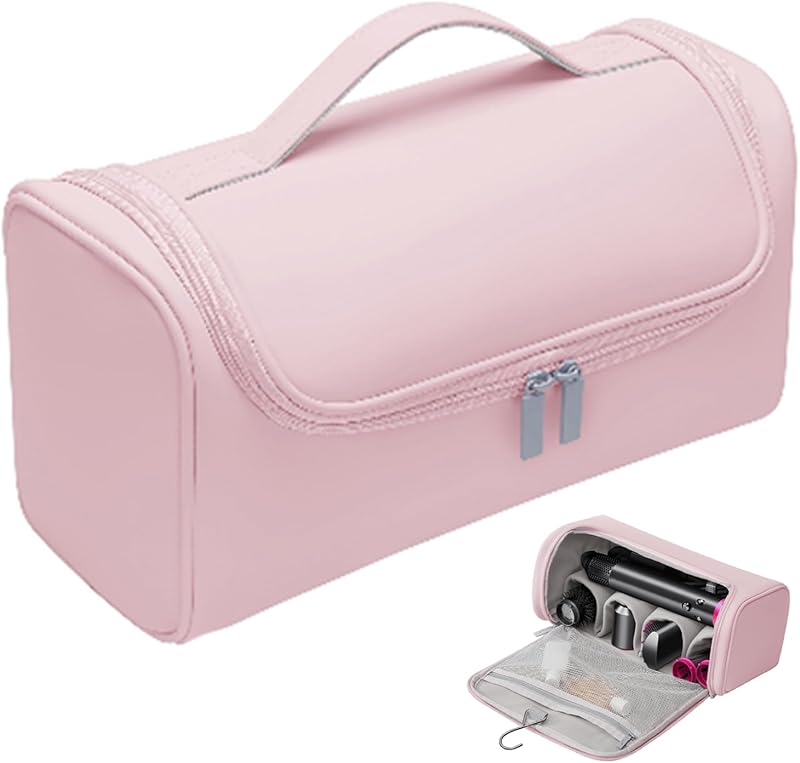 Estojo de viagem Gearific compatível com Dyson e Shark Flexstyle, preto