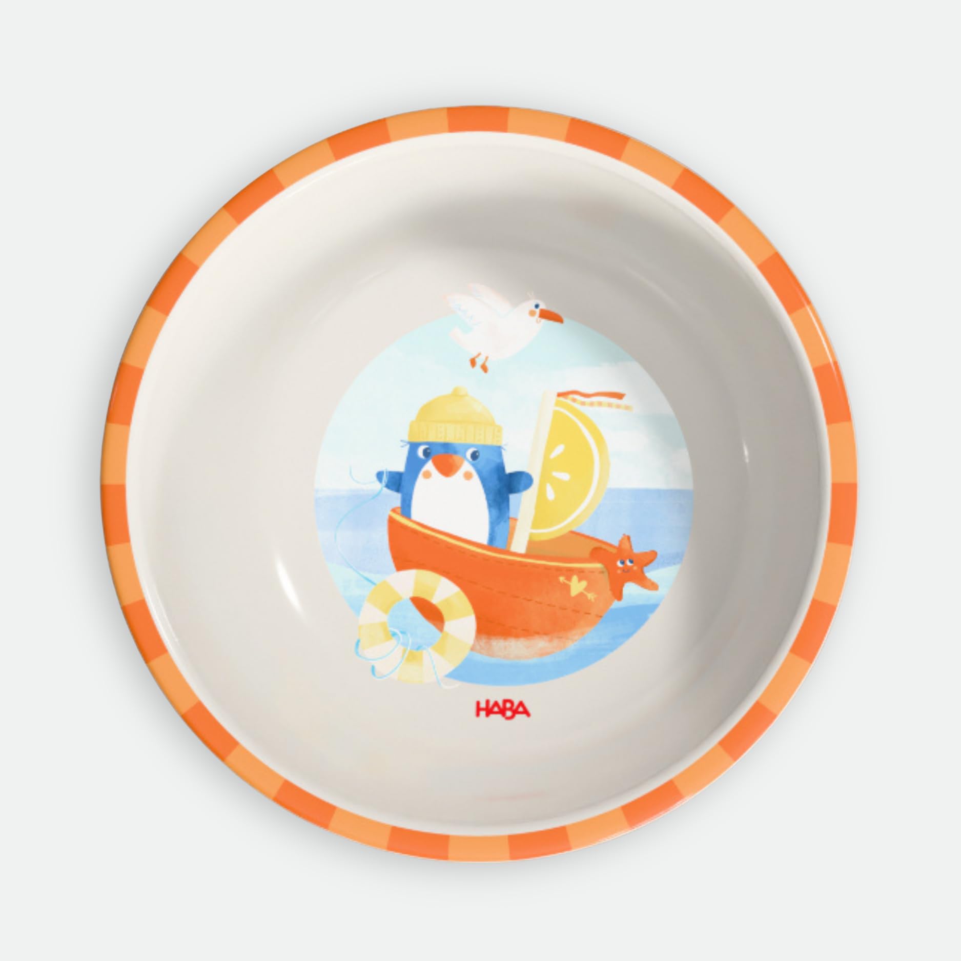 HABA Children's Melamine Plate - Dinosaur Design, 18 Cm Diameter, Non-Slip, Dishwasher Safe - View #2