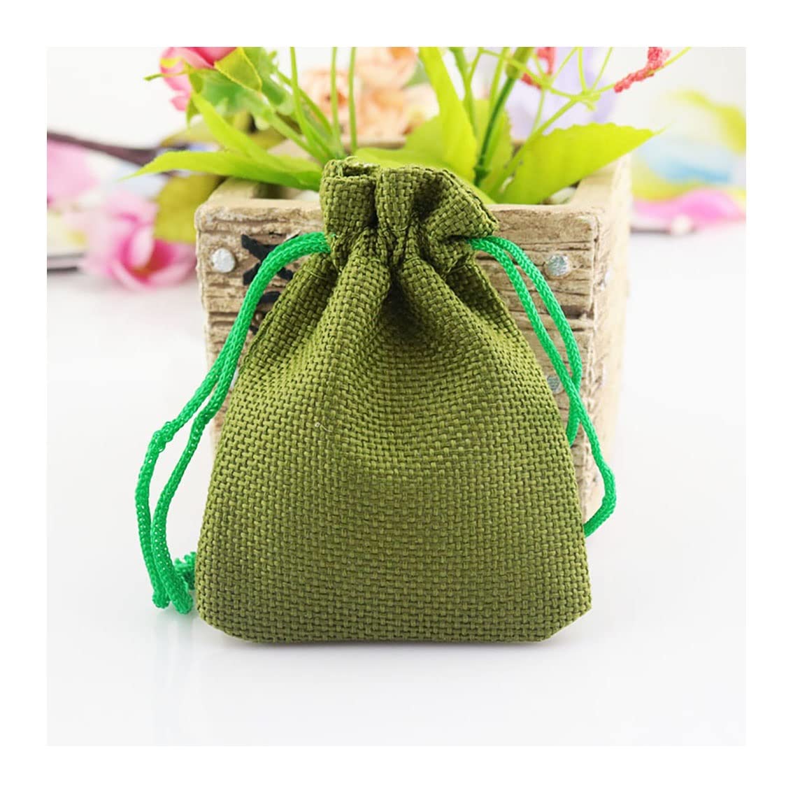 Bolsitas de yute para viaje y organización de joyas en maletas de mano