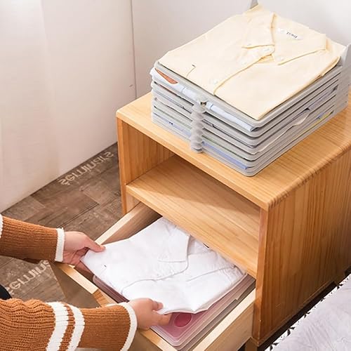 Miniatura 6 de Zerodis Tabla plegable para camisas, tabla plegable para camisetas, tabla plegable para ropa, carpeta de lavandería de plástico, herramienta de