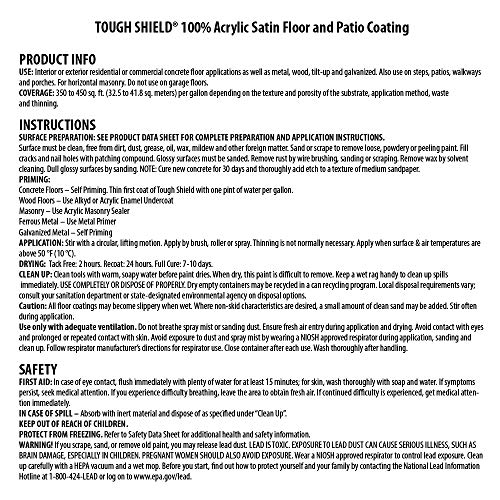 Insl-X CTS39989A-01 Tough Shield Floor And Patio Paint thumb #11