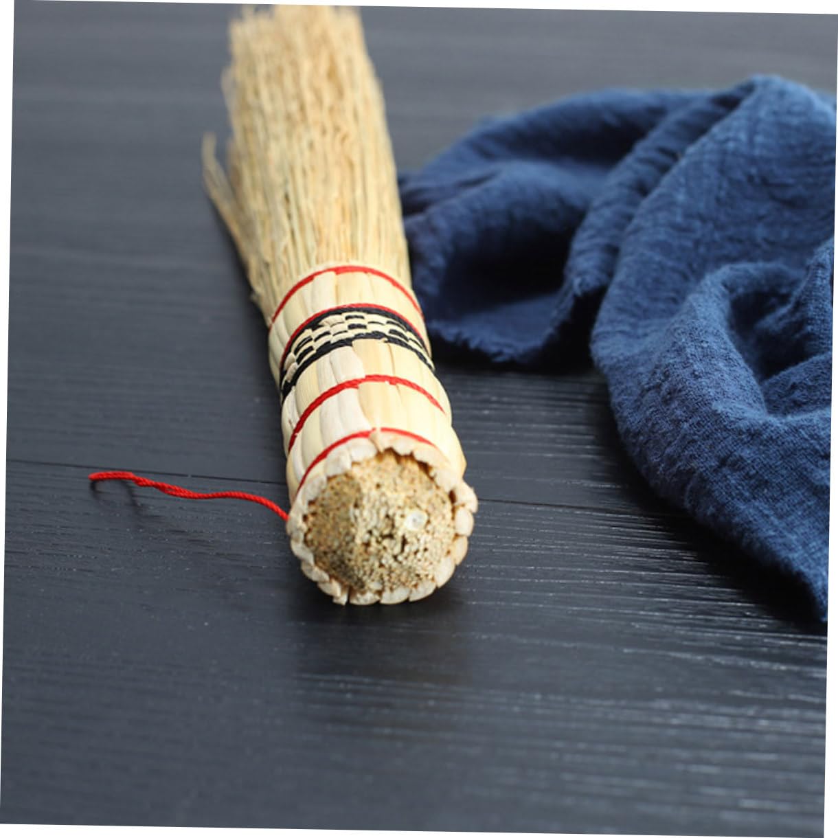 Healeved 4piezas Cepillo De Limpieza De Platos De Cerdas Naturales Escobilla para Olla y Sartén Mango Antideslizante para Cocinas y Utensilios De Cocina