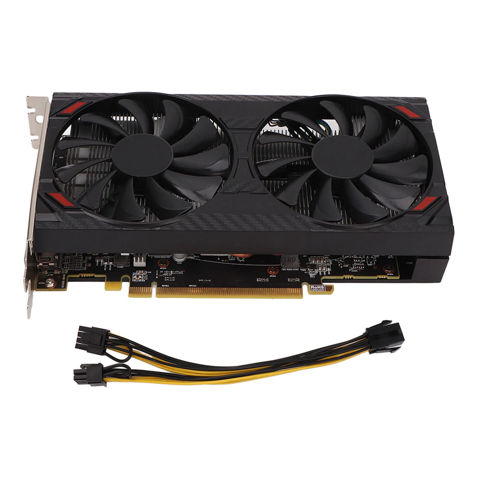 Karta Graficzna RX 5500XT 8 GB GDDR6, Komputerowa Karta Graficzna RX5500XT 128bit, 2xDP, HDMI, 1717/7000MHz, 8xPCI Express 3.0, System Chłodzenia z Dwoma Wentylatorami