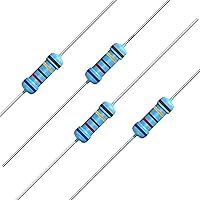Vista 97 de 100 resistencias de 0.24 ohm 1/2 W (0.5 vatios) ±1% tolerancia de película metálica, resistencia fija múltiple de valores opcionales