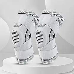 Joelheira de compressão de joelho para mulheres e homens para correr dor no joelho