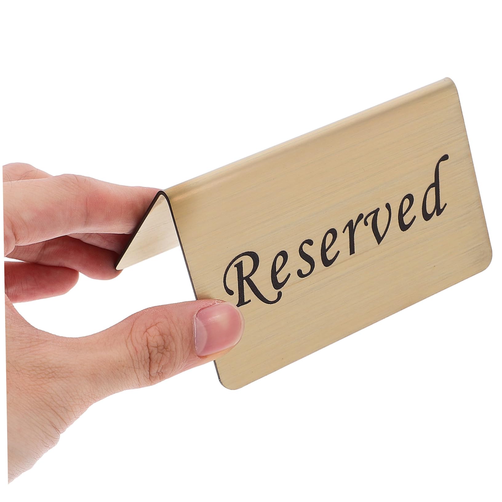 ABOOFAN 16 Piezas Mesa reservada señal de fiesta reservada signos reservados para la boda comedor tiendas de campaña letreros de mesa para eventos signos reservados para mesas