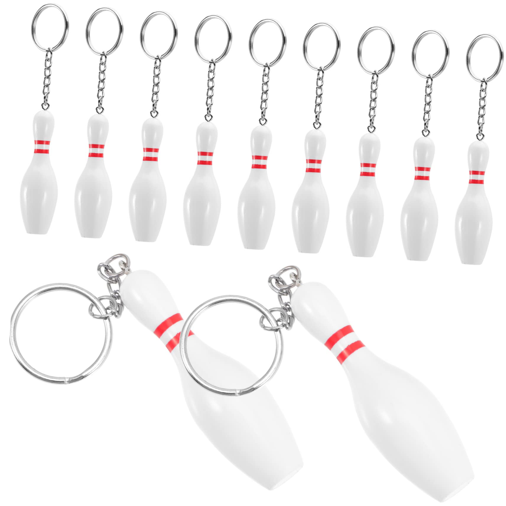 Porte-clés de Bowling (Lot de 12) : Petits Cadeaux Originaux d'Équipe