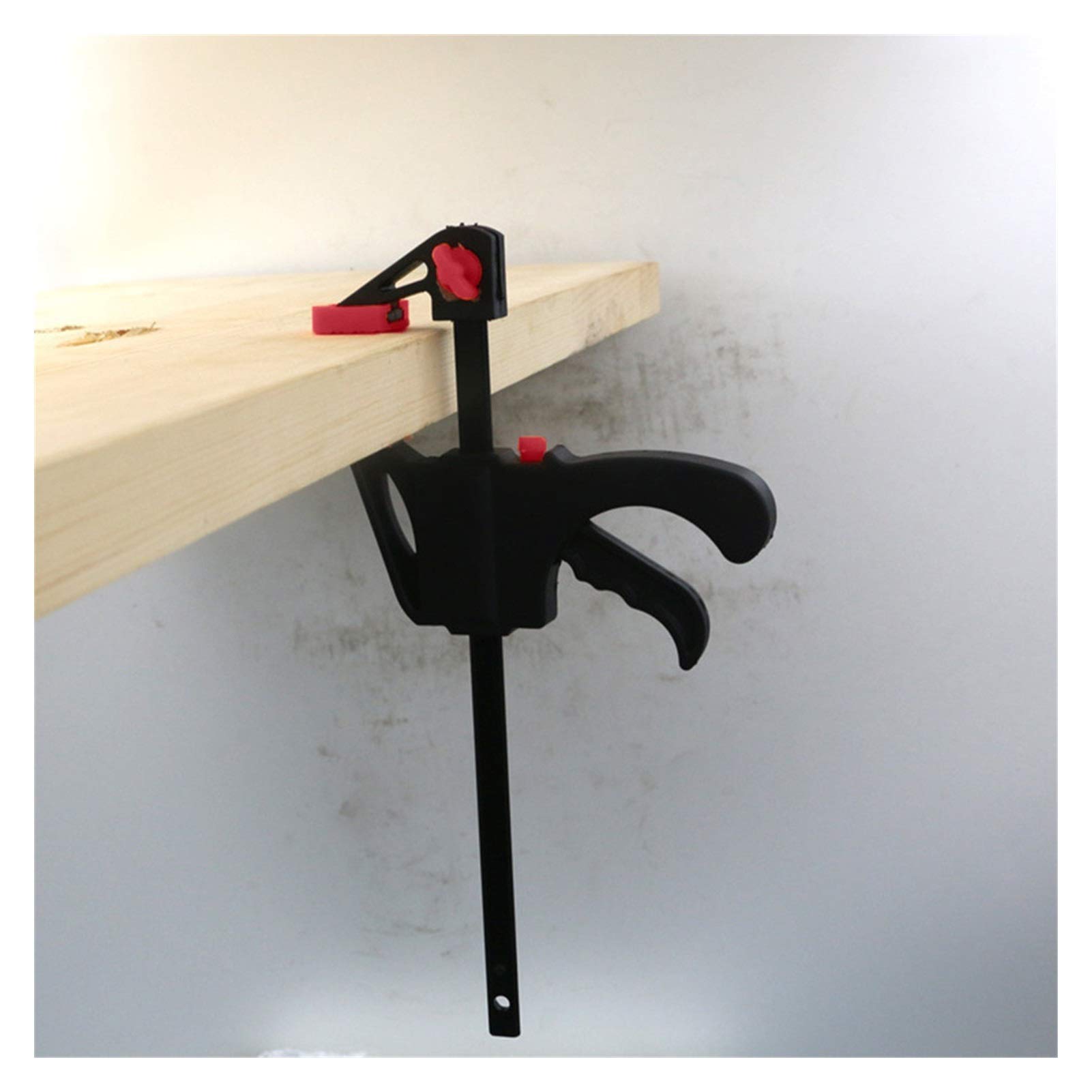 Abrazaderas de agarre rápido de 4 pulgadas, abrazadera de barra de una mano, liberación rápida de trinquete, kit de agarre de abrazadera de barra de trabajo de madera, herramienta manual de bricola