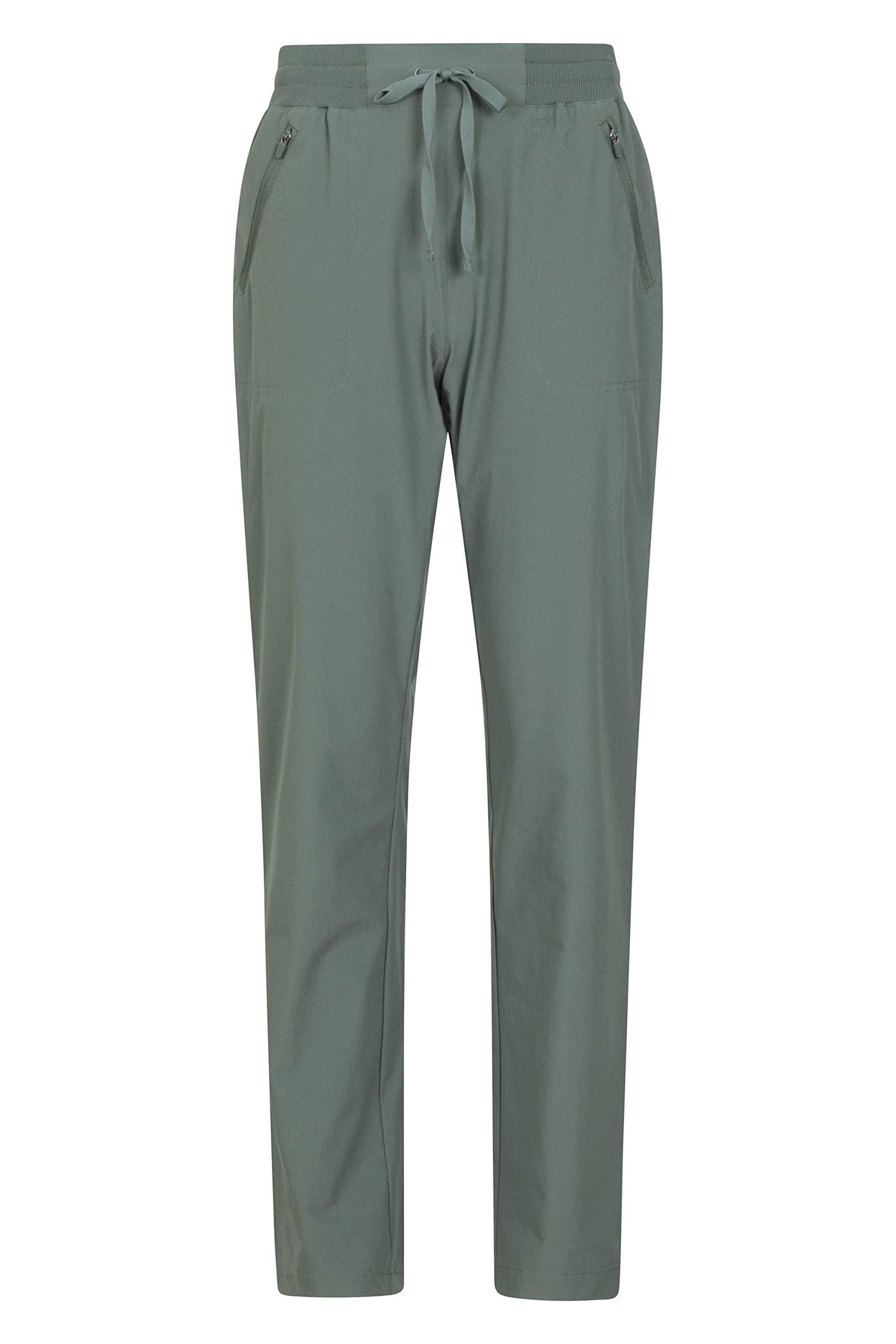 Mountain Warehouse Women's Olive 'Explorer' Quick Drying Everyday Comfy Short Trousers In | Size: 18