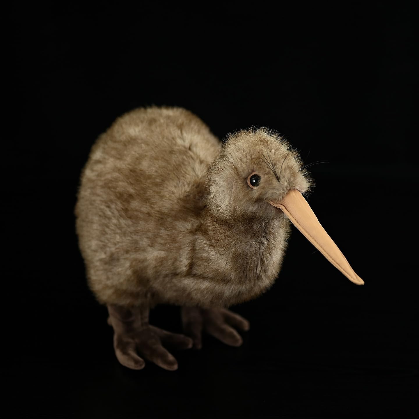 Tiny Heart Kiwi Bird Stuffed Plush Realistic Kiwi Bird Plush Toy Lovely Animal Cute Soft Gifts Kiwi Bird for Kids Boys and Girls Bedtime Companion Plushie Collection Interactive Play brown 45cm/17” - Image 4
