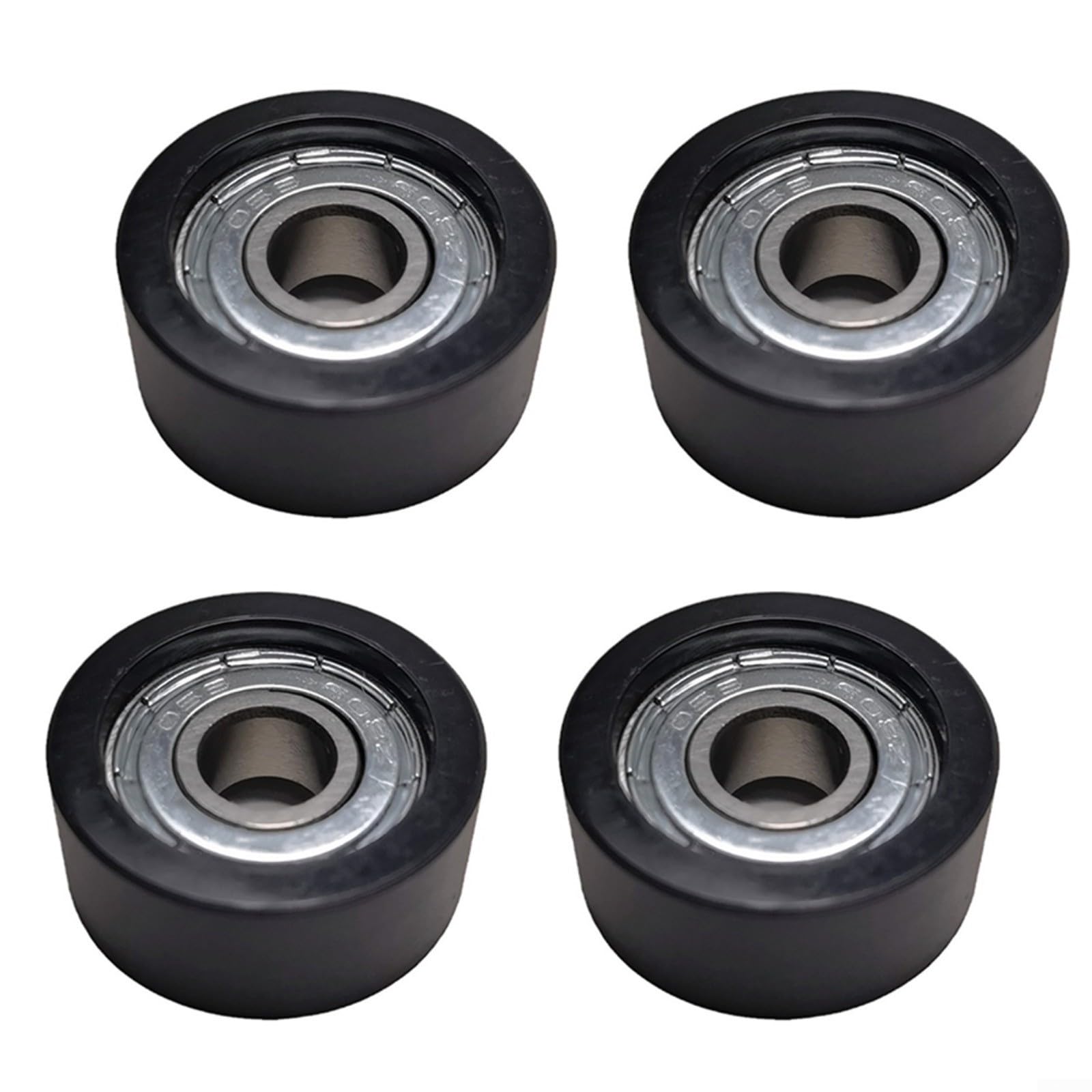 GLFLOW 4 Pack Rowing Machine Seat Wheels With Bearings, Replacement Cushion Moving Rollers For Water Resistance Rowers 27Mm Diameter