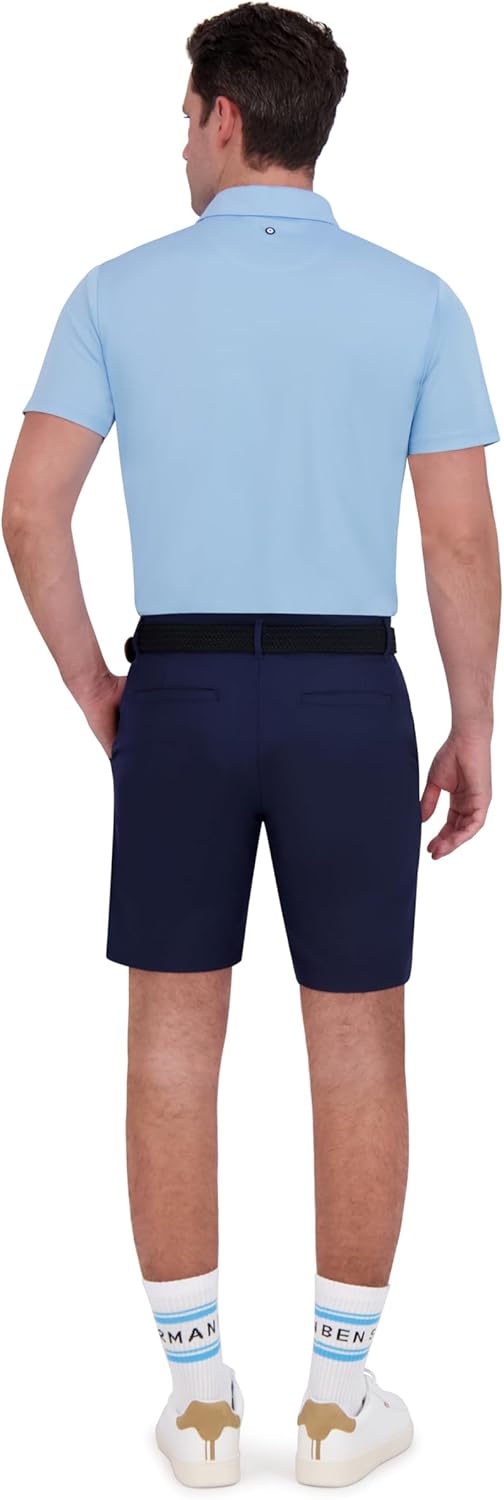 Ben Sherman Men's Golf Shirts– Sport Athletic Fit, UPF+, Moisture-Wicking, Odor Resistant, Casual Shirt