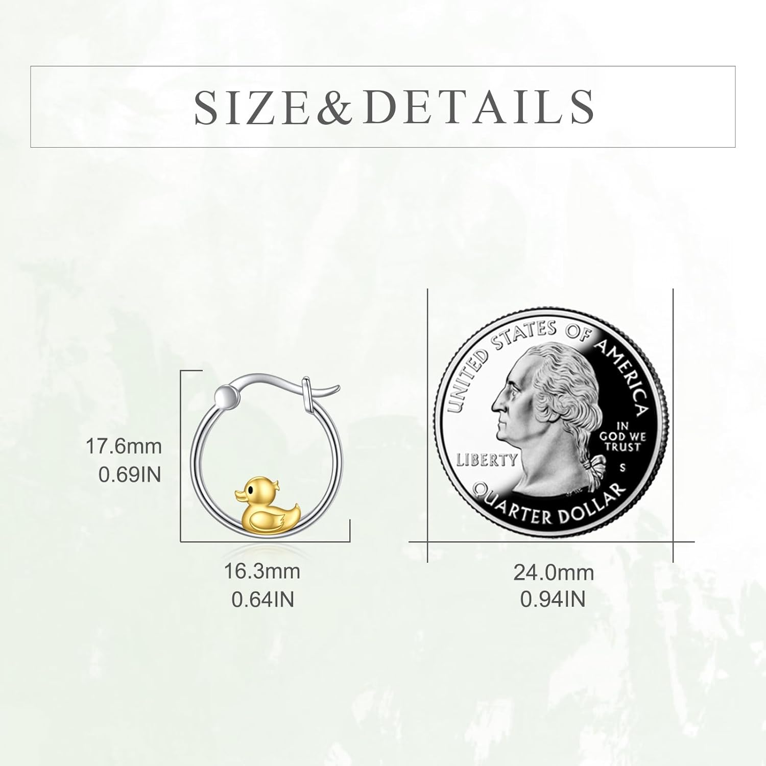 CRMAD Highland Cow/Hummingbird/Ladybug/Duck/Capybara/Rabbit/Seal/Crocodiles/Penduin Earrings for Women Sterling Silver Animal Jewelry - Image 4