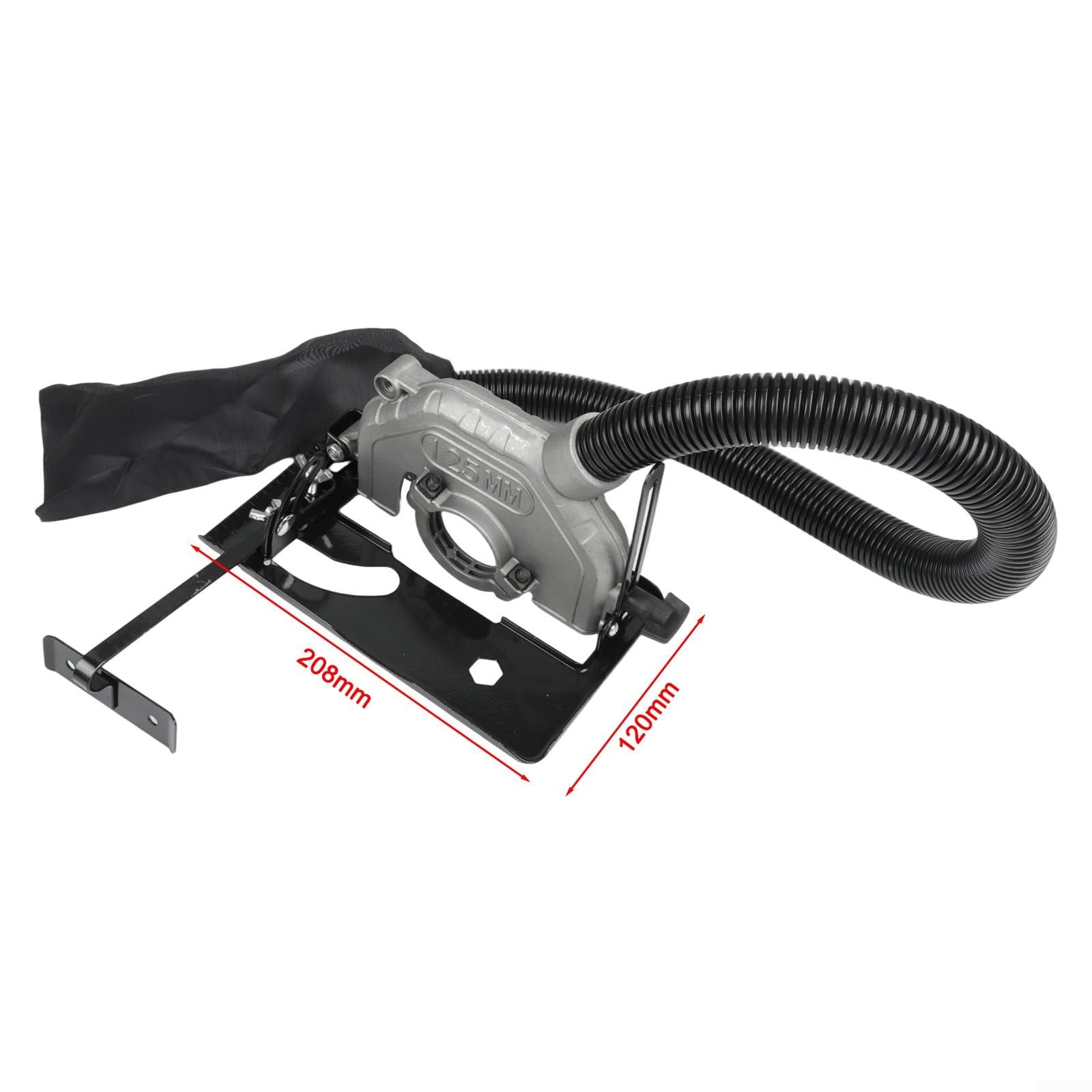 Support de meuleuse d'angle réglable pour meuleuse d'angle de 100 mm à 125 mm - Inclinaison de 0 à 45° et réglage de la profondeur de 0 à 40 mm