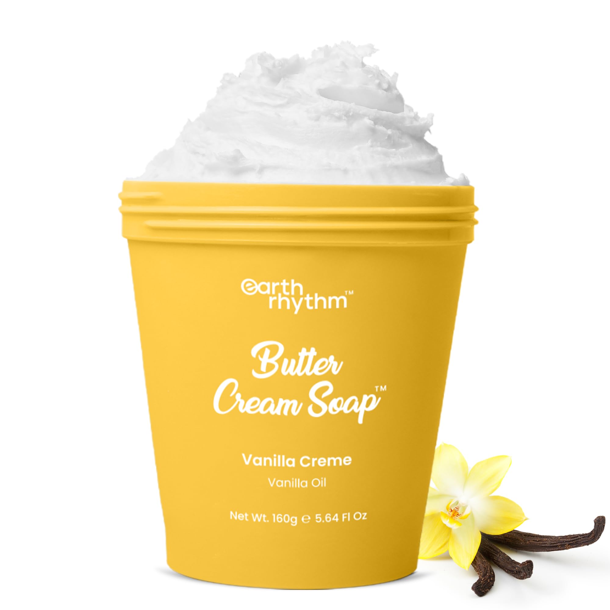 Butter Cream Soap, 48H Moisture, Gentle Cleanse, No Sulphates, No Phthalates – Vanilla Creme