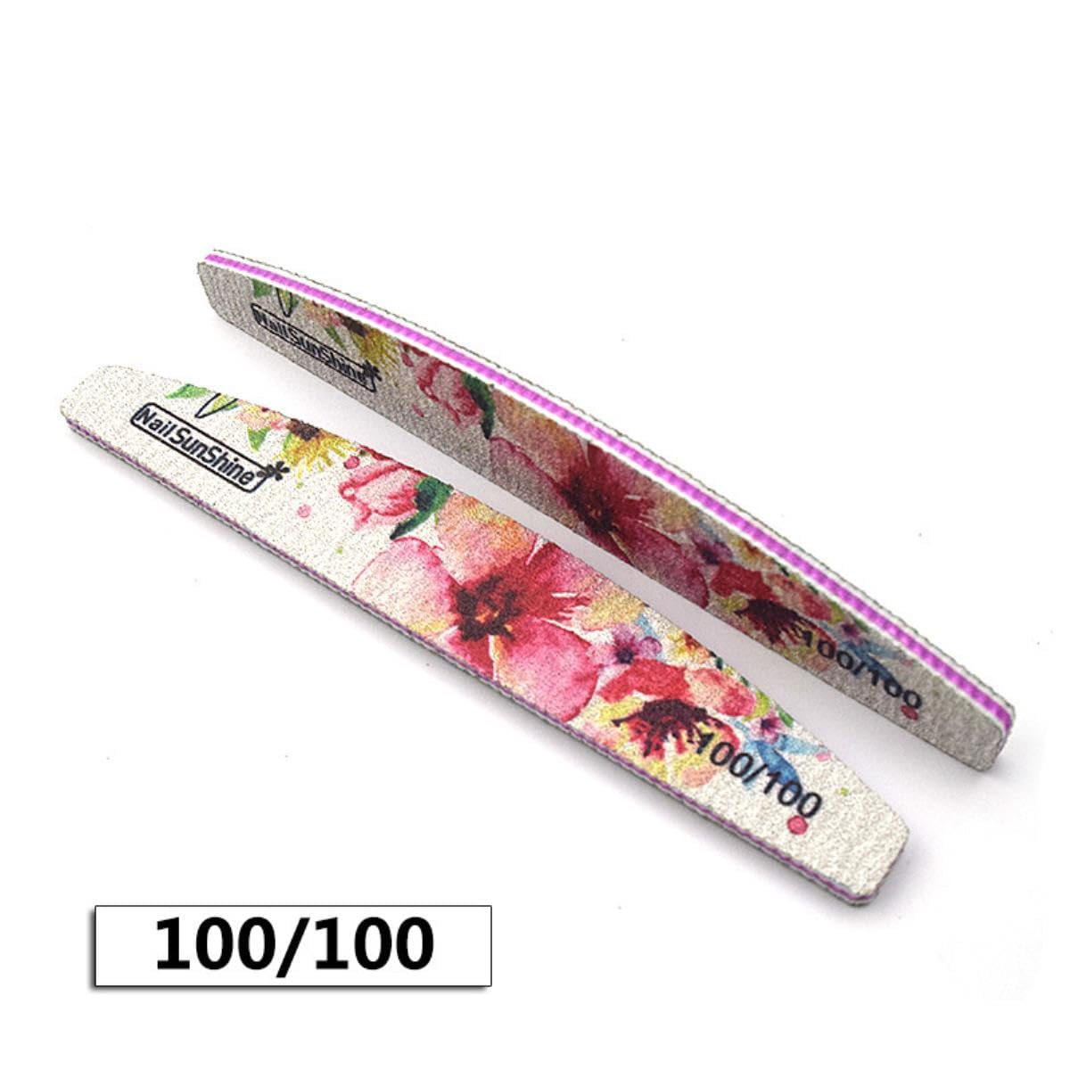 25/50pcs Lima per Unghie 80/100/150/180/240/320 Tampone per Unghie Spessa Carta Vetrata Professionale per Smalto per Unghie Lima per Smalto per Fiori Strumenti per Levigatura-240 Grana 50 Pezzi