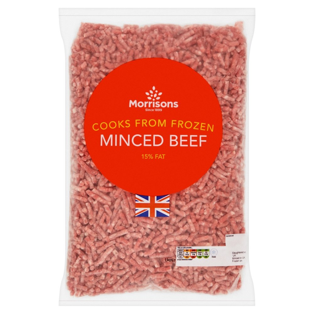 Minced Beef, 1kg (Frozen)
