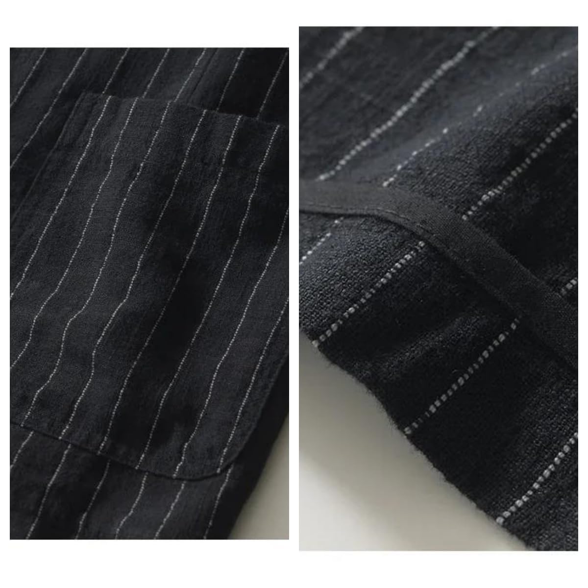 Giacca Blazer da Uomo Giacca da Abito Casual Elegante A Righe in Lino Giacca da Abito Slim Fit A Due Bottoni Giacca Estiva Leggera Cappotto da Lavoro Sportivo Sfoderato