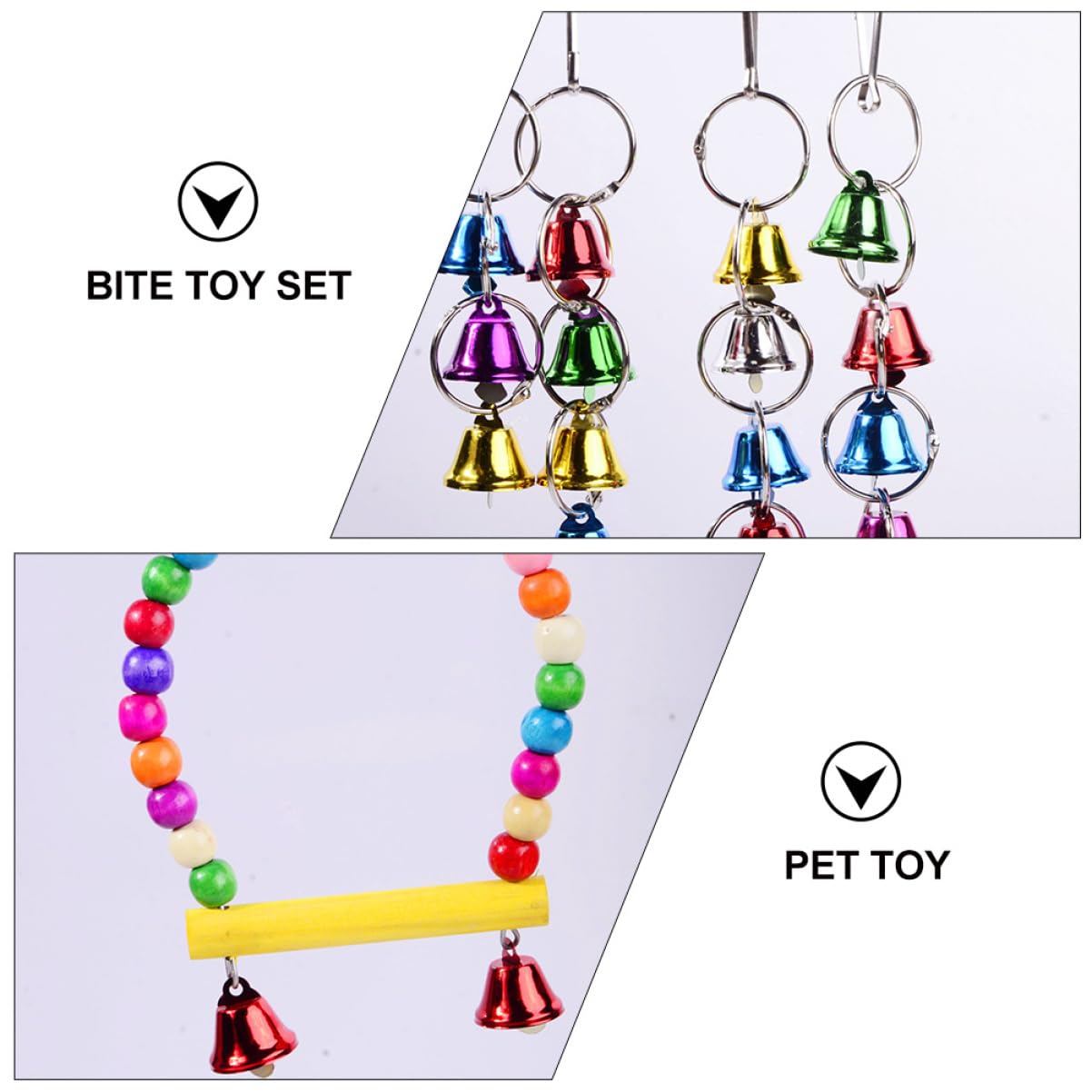 Jouets À Mordre pour Perroquets Fournitures pour Animaux De Compagnie Ensemble De Jouets À Mâcher pour Oiseaux Jouet Compact pour Oiseaux Jouet pour Le Plaisir