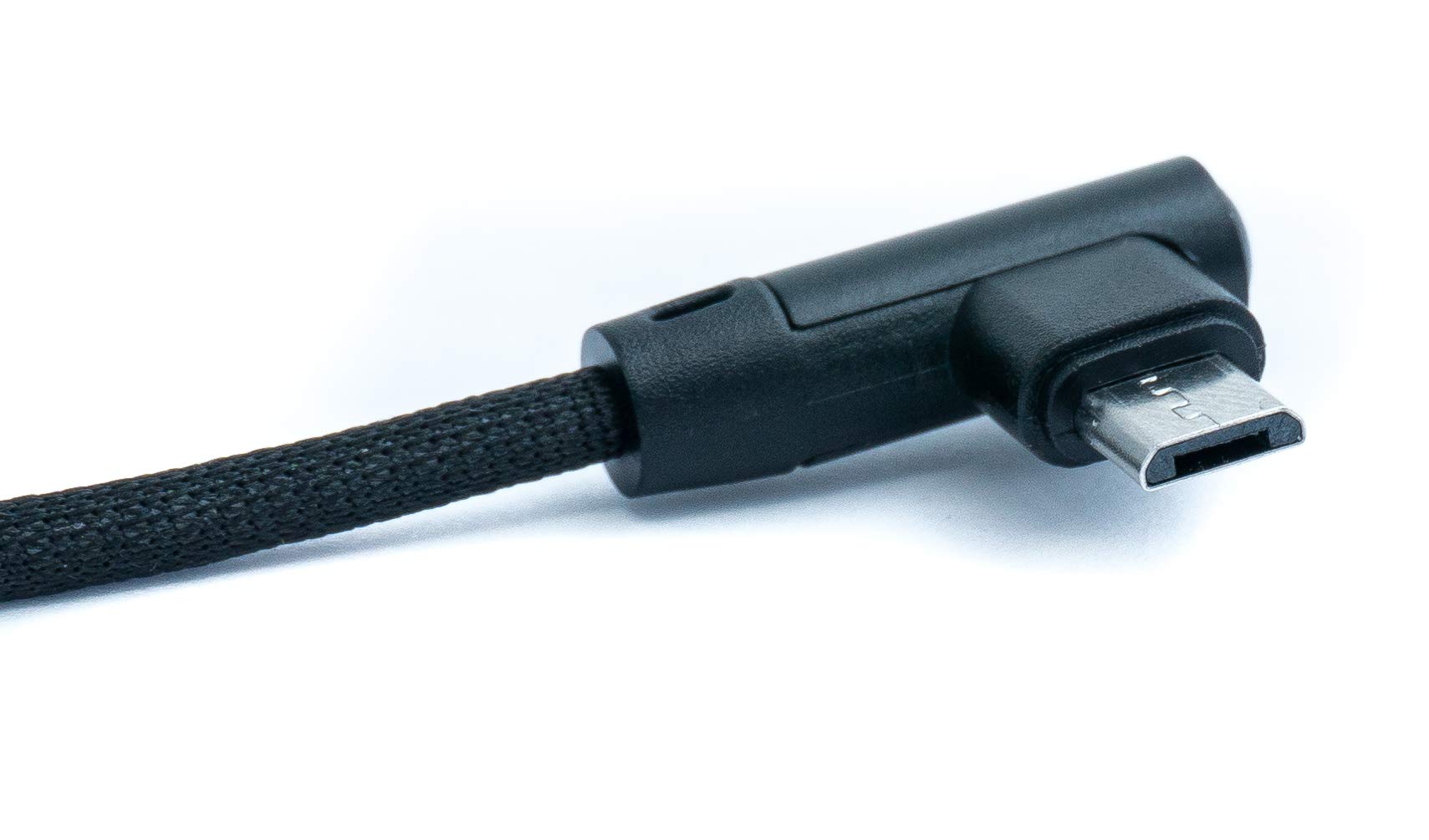 System-S Cavo Micro USB ad Angolo Destro a USB 2.0 Tipo A Angolo retto 20 cm