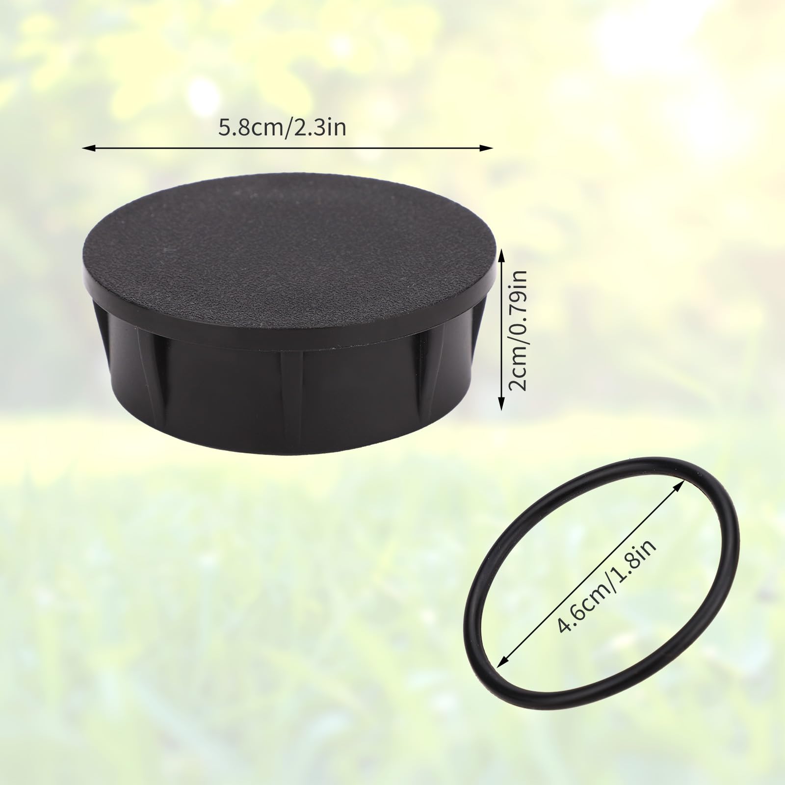 4szt Nasadek Głowic Zraszaczy Rain Bird Serii 1800 z Uszczelkami Typu O-Ring, do Modelu 1800XC Trwałe Plastikowe Osłony do Systemów Nawadniających