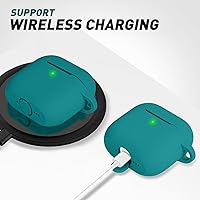 Vista 422 de Funda para AirPods Pro con kit de limpieza, funda de silicona suave para Apple AirPod Pro de 1ª/2ª generación, accesorios de funda AirPods Pro/Pro 2