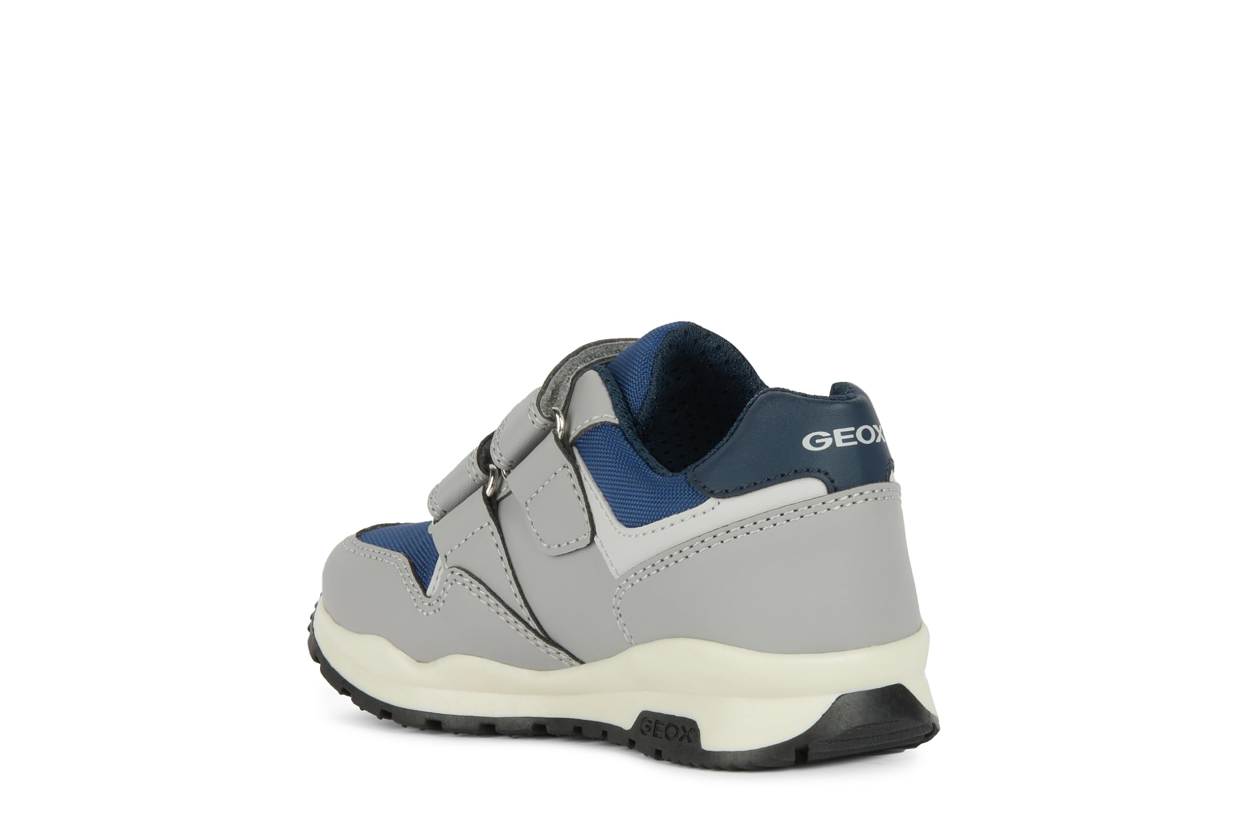 Geox J Pavel A Sneaker, Grey Navy, 3 UK