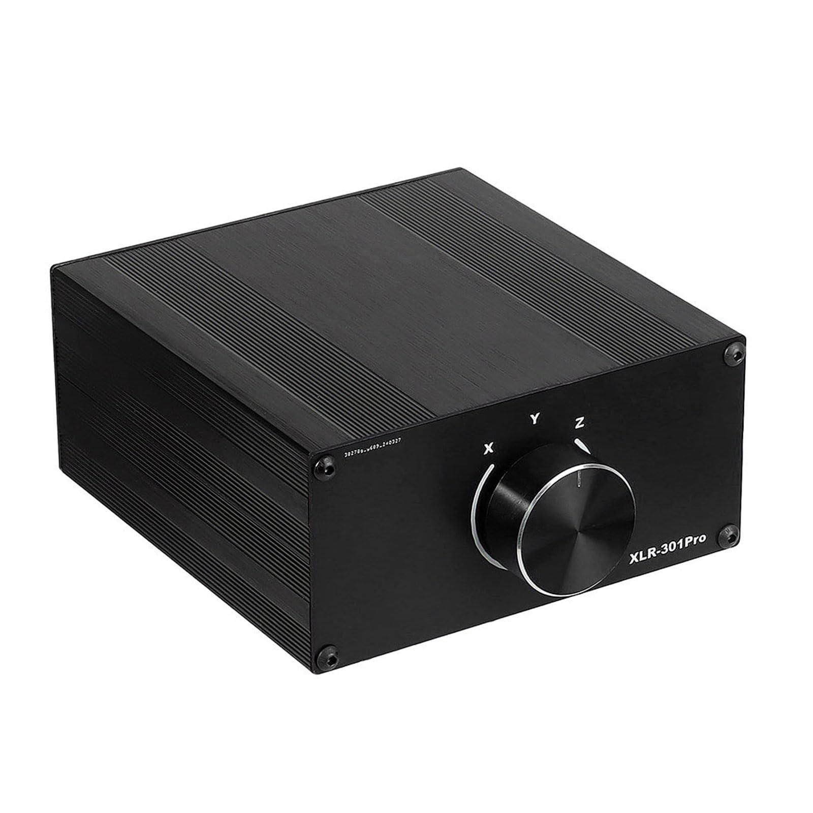 Bottone 1 Dual-Mode XLR Switcher 3: 1/1: 3 selettori placcati oro Porte Compact Alluminio Studio Routing Box Switcher