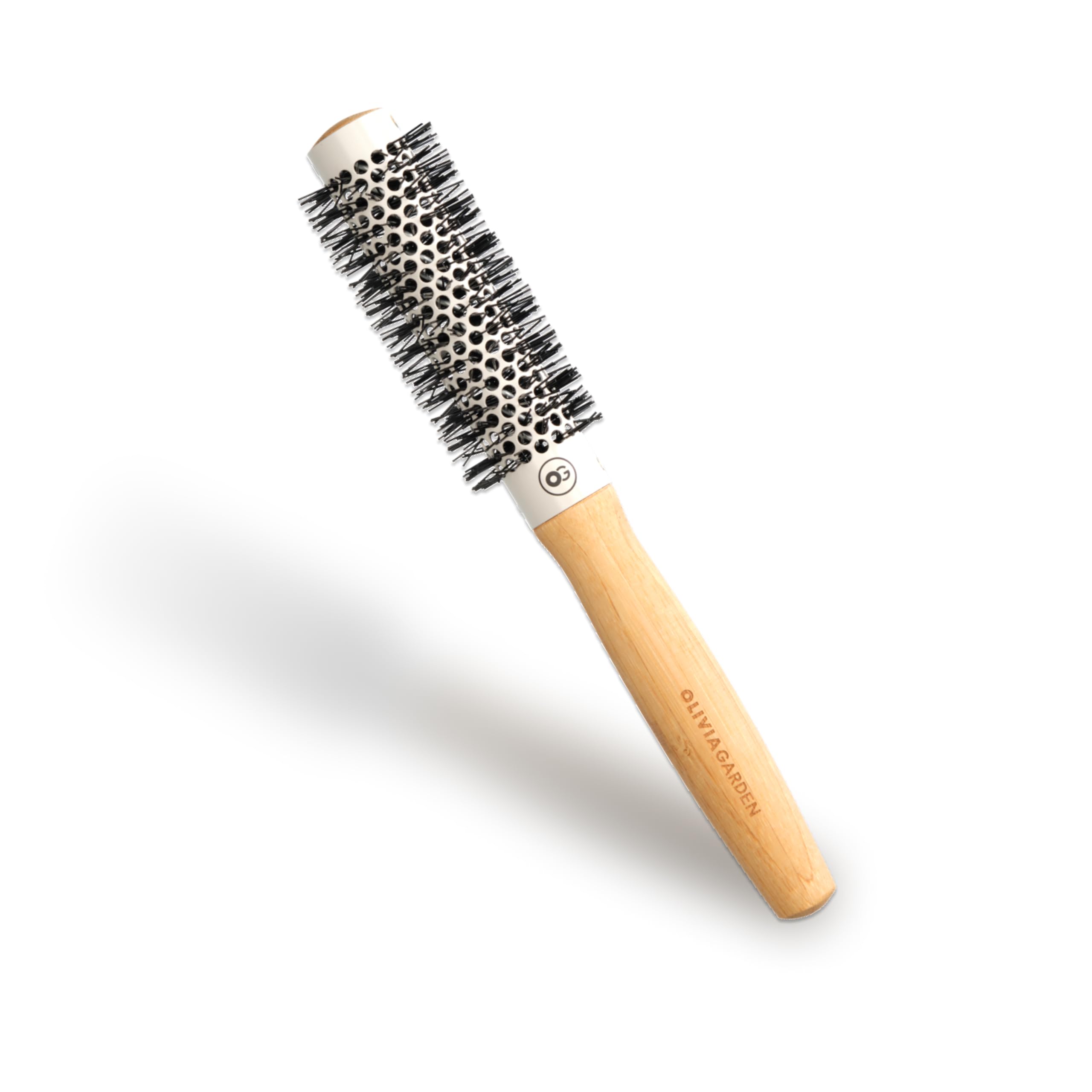 Olivia Garden Bamboo Touch Blowout Thermal - 23 - Cepillo Redondo de Bambú Ecológico para Volumen y Brushings Brillantes