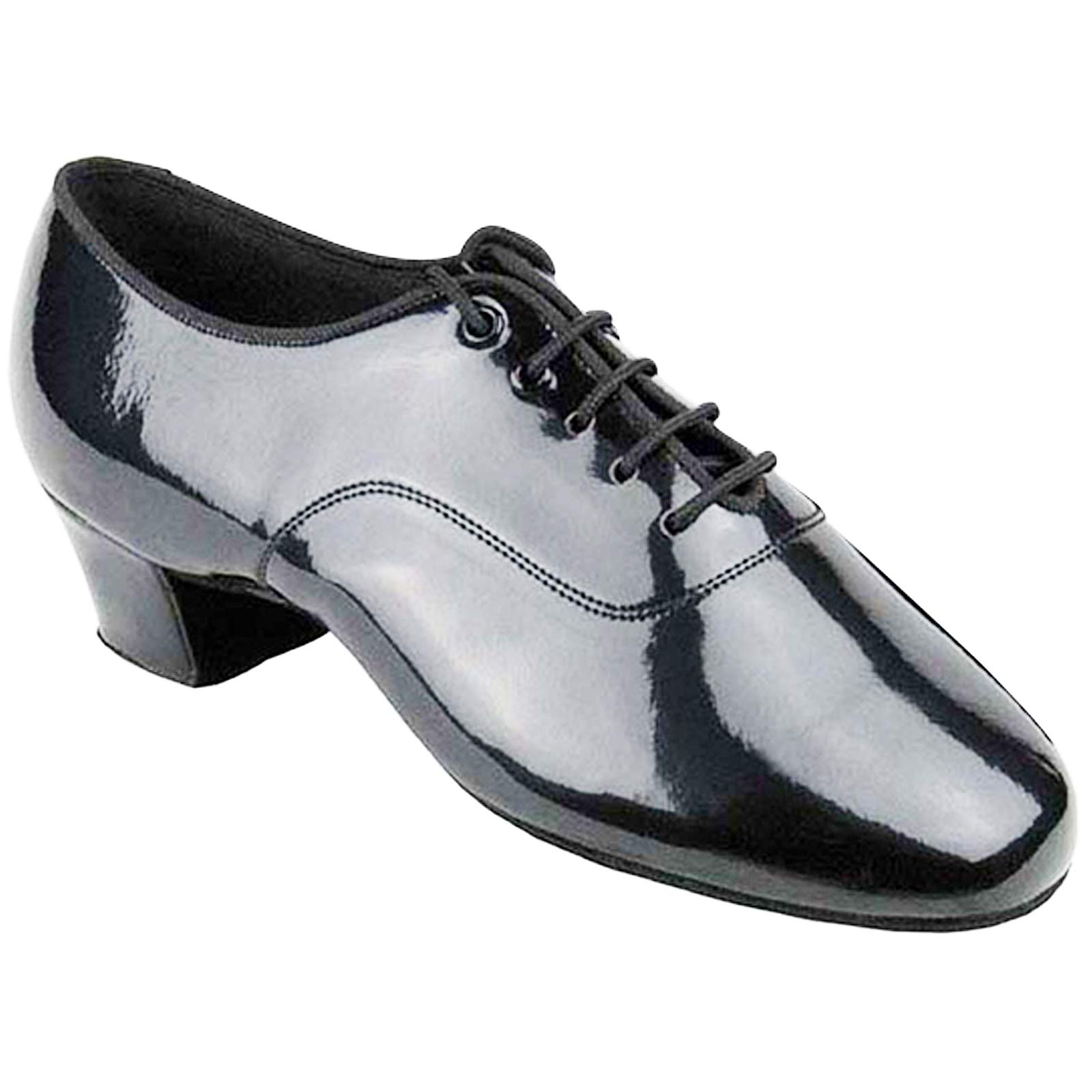 Very Fine Dance Shoes Men's Ballroom Salsa Latin Dance Shoes C2301 (Bundle of 5), Black Patent 11.5 M US Heel 1.5 Inch