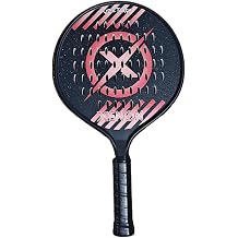 Vector+ Spin Max Platform Tennis Paddle by Xenon Paddle, Increases Ball Spin, Handle Weighted, Medium Firmness Foam Core, Power and Control, 4.25 Grip, black