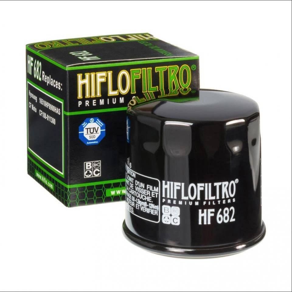 Filtre à huile HF682 Hiflofiltro pour Quad Hyosung 650 TE de 2008 à 2011