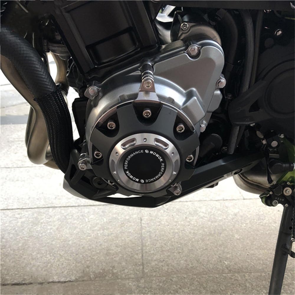 Moto Accessori For Kawasaki Z900 Z 900 2017-2022 2023 2024 Coperture Motore Protezioni Protezione Coperchio Statore Carter Anticaduta Slider (Grigio)