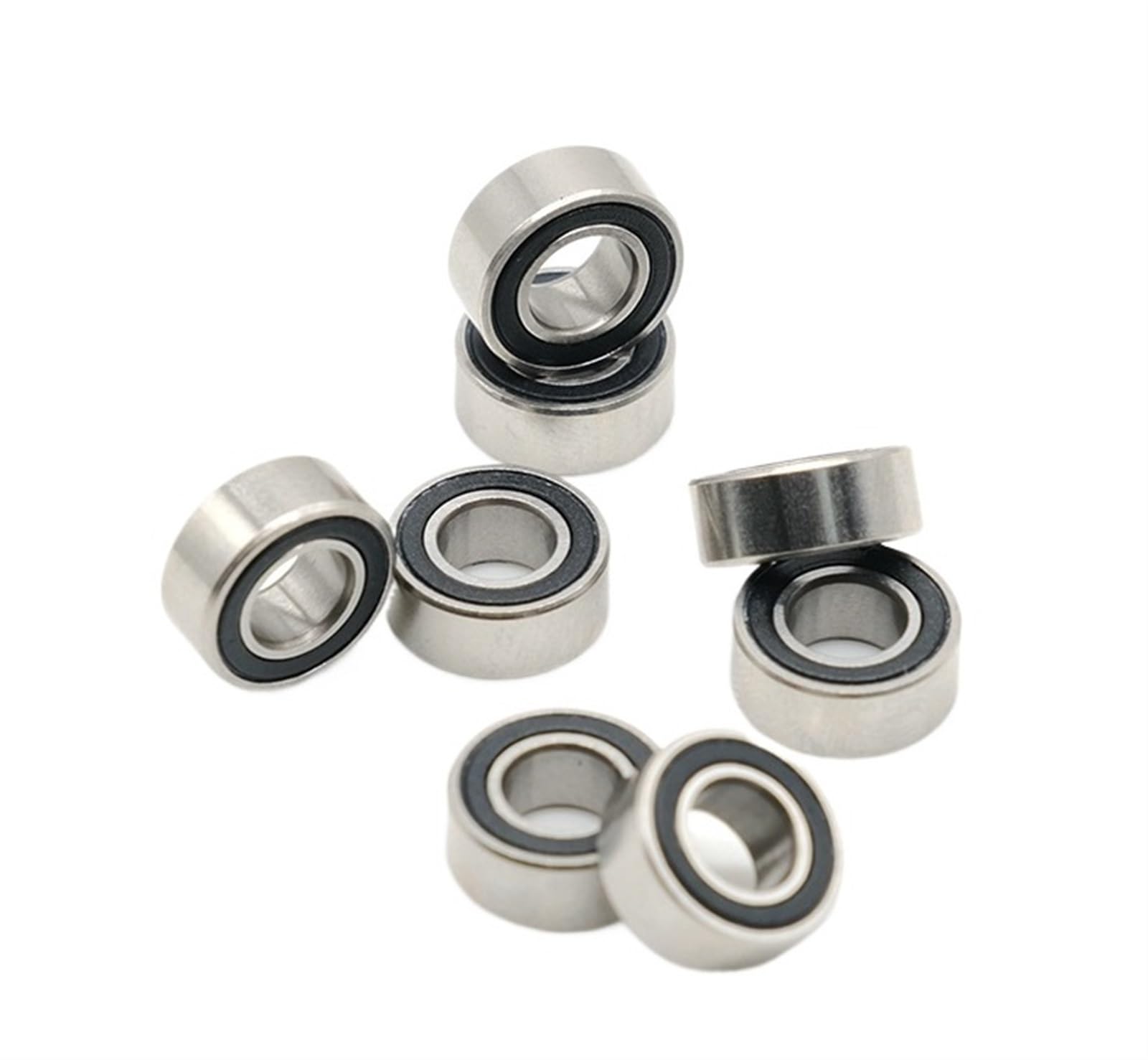 Rodamiento rígido de Bolas de Acero Cromado 10 Uds S684-2RS 4x9x4mm rodamiento de Bolas de Acero Inoxidable