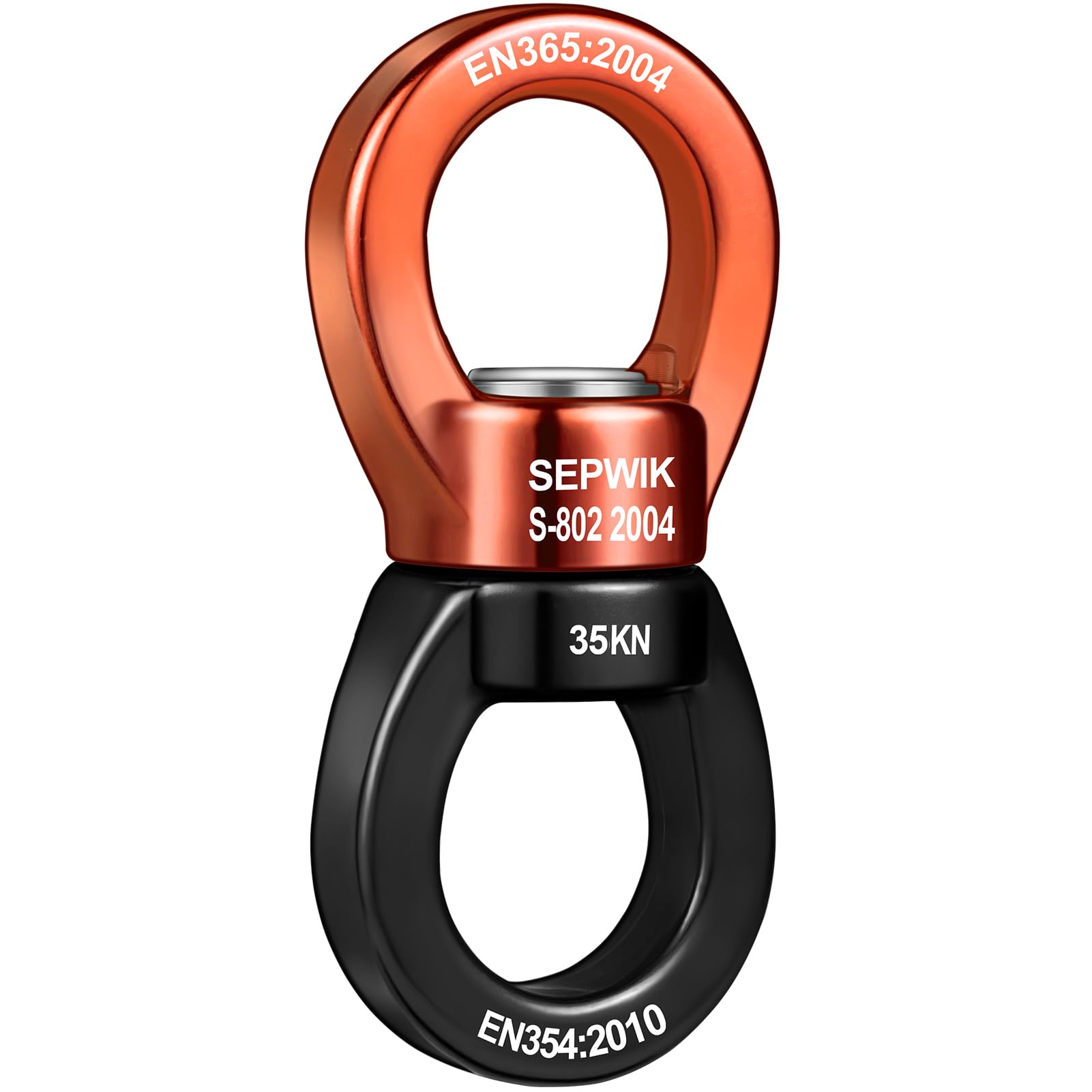 SEPWIK Swing Swivel, 35KN Swing Spinner, 360° Safety Rotational Device Hanging Accessory for Hanging Hammock Web Tree Swing - Image 6